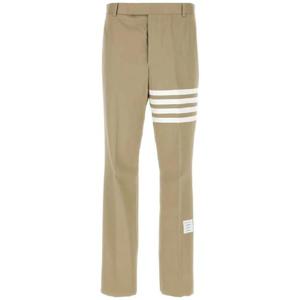 25 FW 톰브라운 4 바 스트라이프 패널 코튼 트윌 언스트럭처 치노 팬츠 MTU245A03788 TP438911129