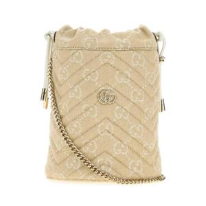 GUCCI GG denim small GG Marmont bucket bag 837756FAEVD 9552