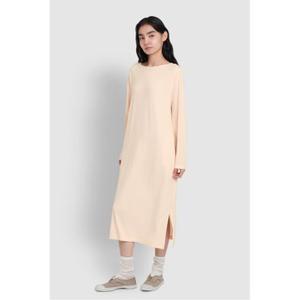 [JAJU/자주] 여 피치스킨 체크 파자마 원피스_다크 핑크