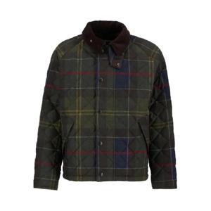 25 FW 바버 타탄 체크 프린트 퀼팅 재킷 MQU1869TN14 TP442929156