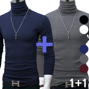 목폴라 (2장기획세트)남여공용 베이직 국내생산 이너웨어 긴목