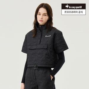 [르꼬끄공식] 패딩 자가드 퀄팅 반팔 (QP422TPDO6)