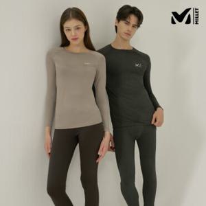 [밀레]남녀 엠보 웜기모  상하 세트 균일가전