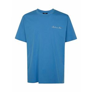 [BALMAIN] 라프리마 남성 티셔츠 시그니처 Emb Tshirtbulky 핏 DH0EG010BC68SME Blue /8