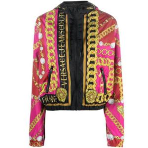 25 FW 베르사체진스꾸뛰르 V 엠블럼 체인 윈드브레이커 75HAS4D1CQS75 TP432417269