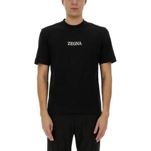 에르메네질도제냐 반팔 티셔츠 E7364 A777K09 Black