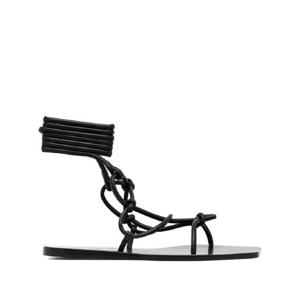 25 FW 릭오웬스 펜타 매듭 레더 샌들 LI01E4808LLP TP442504196