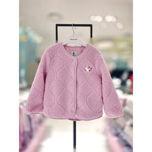 [프랜치켓] 여아겨울뽀글이점퍼 핑크 뽀글이 JK Q55DDK071P1