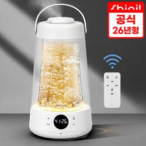 GS단독 136,354원 [2026년형 런칭특가] 무드등 물멍 가열식 가습기 간편 통세척 안심살균 / 3L 대용량 스텐가열판 통세척 아기방 신생아 미스트 사무실 보습 사무실 가정