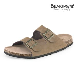 [베어파우(슈즈)]CARMELO 코르크 남성 슬리퍼 K1873042OB-M 브라운 2.5센티.