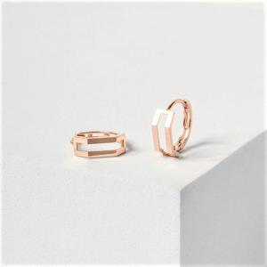 [GB] 육각 투라인 10K GOLD 귀걸이 LOTM3005T