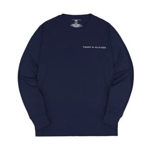 [타미힐피거] 프리미엄 레터링 롱 슬리브 긴팔티셔츠 네이비