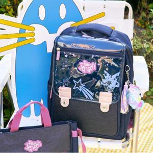 [피터젠슨]피터젠슨 PJ 슈가 프리즘 애나멜 백팩 + 파우치(신주머니 활용) SET_PSS62UP07M_NV