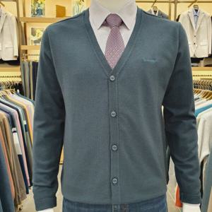 [크로커다일남성]가을겨울신상 이중우수브이넥가디건CDAA9TP9794