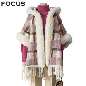 [포커스]후드 포근 캐시미어 판쵸_FW3L7CT0413