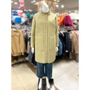 소고 세이브존01 하이넥 카라 경량 누빔 롱 점퍼 AI1FA020