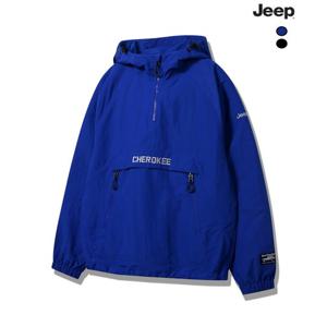 [지프]남여공용 루즈핏 체로키 아노락 후드점퍼 (JP2JPU231)