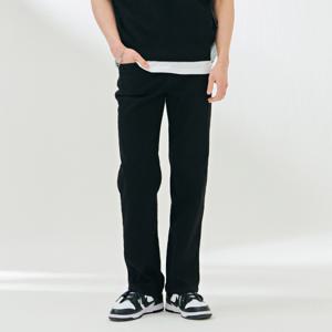 [체이스컬트][본사]남성 블랙 인밴딩 스트레이트 데님-DAZK2301B