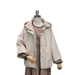 [포커스]베이직 나그랑 후드 레더 자켓 (FS4A7JK0038)