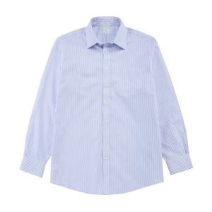 BB_슬림핏 논아이론 에인즐리 핀포인트 스트라이프 드레스셔츠 (블루) (BBTSMF5283MES)