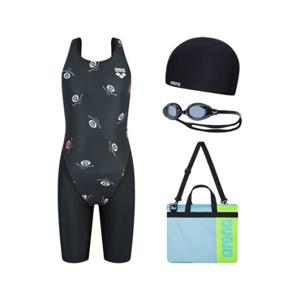 [아레나] (A4BG1KG05_BLK) 여아동 무빙 4부 반신 키트