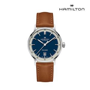 [해밀턴]H38425540 아메리칸 클래식 인트라 매틱 오토 40mm 가죽 남성 시계