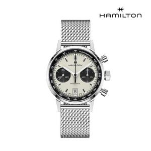 [해밀턴]H38416111 아메리칸 클래식 인트라 매틱 오토 크로노 40mm 메탈 남성 시계