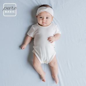 [해피프린스]퓨어 베이직 반팔 바디슈트 2P세트