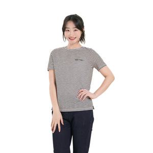 [샤트렌] 면혼방 단가라 티셔츠 _HCDMTS804