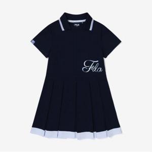 [휠라키즈] Girls 썸머 카라 플리츠 원피스 (FK2OPG2301F_DID)