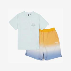 [휠라키즈]물놀이 그라데이션 셋업 (FK2FSF2W01M_PGR)