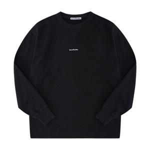 아크네스튜디오 맨투맨 BI0138 BLACK 로고 프린팅