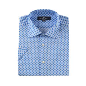 [카운테스마라] 양말증정 CDSW1C4103B0 모던 프린트 세미슬림핏 반소매셔츠