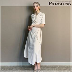 [파슨스] 원사이드 주름 원피스 (PW2Q4OP08)