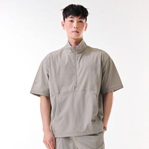 [체이스컬트][본사]남성 스트레치 하이넥 반팔 아노락-DBRK5822D