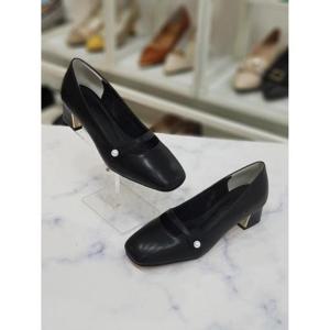 한슈 세이브존07 리얼가죽 진주 펌프스힐 HS997331bi