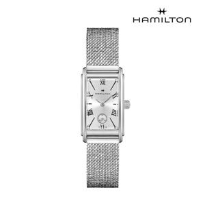 [해밀턴]H11221150 아메리칸 클래식 아드모어 쿼츠 여성시계 메쉬 스트랩 실버 다이얼