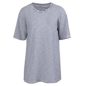 샵앤) 여성 스트라이프 루즈핏 반팔 티 DAI-WSH-0244-네이비