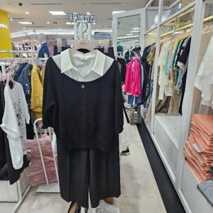 수스 DP01 셔츠배색니트 S243NSW801