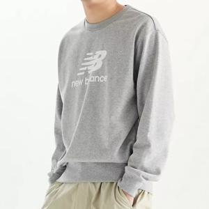 뉴발란스 남성 에센셜 스택드로고 프렌치테리 맨투맨 NBNCD4S021