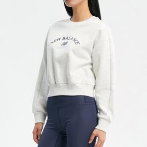 [뉴발란스]뉴발란스 여성 시그니처 세미크롭 맨투맨 NBNCD3W822-