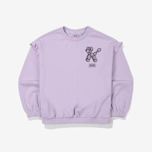 [휠라키즈][휠라키즈] Girls 프릴맨투맨 (FK2POF3101F_PLV)