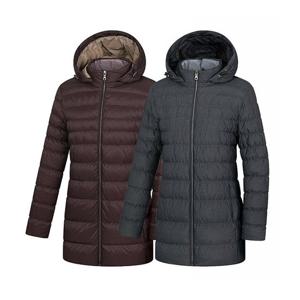 [콜핑]LD08 여성 겨울 중기장 경량 덕다운자켓 KTJ6789W