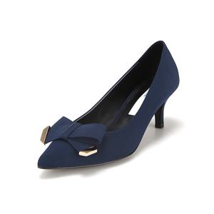 [바바라(슈즈)]바바라 패브릭 리본장식 펌프스_BBE706NY