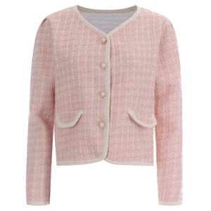 샵앤) 멜로 여성 Y오픈 트위드자켓 PIC-WJK-11815-핑크