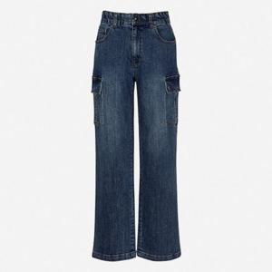 뱅뱅 동백01 기본워싱 인밴드 카고 데님팬츠 NQK685