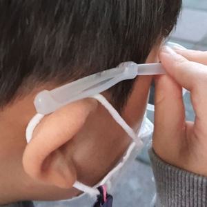 안경 흘러내림방지 실리콘 다리팁 귀고무 투명 2P 귀