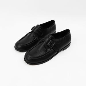 [신난다슈]여성 로퍼 단화 2cm 플랫 구두 슬립온 발편한 둥근코 낮은굽 TMZ243114 블랙