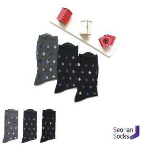 남자 파일 테리 미니다이아 기모 두꺼운 양말 1족