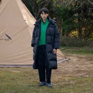 [라코스테 공식]여성 후드 롱 다운 점퍼 BF3522-54N 031